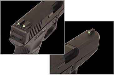 Image of TruGlo Brite Site Tritium 3 Dot Green Sight for Novak 1911 .260/.450 Pistol, TG-TG231N1