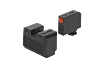 Image of Truglo TG231G1MC Tritium Pro Glock MOS 17,19,34-35,45 Low Tritium Green W/Orang