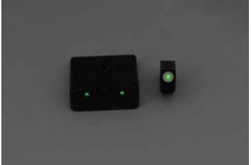 Image of TruGlo Tritium Pro Handgun Sight Set for Taurus Millennium G2, Slim 709, 740, White Focus Lock Ring, TG-TG231T2W