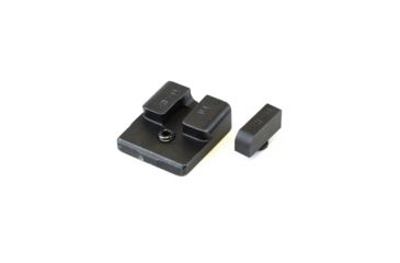 Image of TruGlo Tritium Pro Handgun Sight Set for Taurus Millennium G2, Slim 709, 740, White Focus Lock Ring, TG-TG231T2W