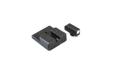 Image of TruGlo Tritium Pro Handgun Sight Set for Taurus Millennium G2, Slim 709, 740, White Focus Lock Ring, TG-TG231T2W