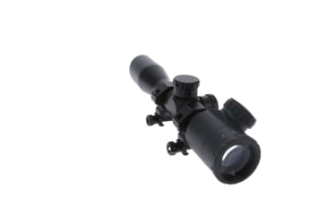 Image of TruGlo Tru-Brite Xtreme Tactical Compact 4x32mm Rifle Scope W/ Rings, Red/Green Illuminated Mil-Dot Reticle, TG-TG8504TL