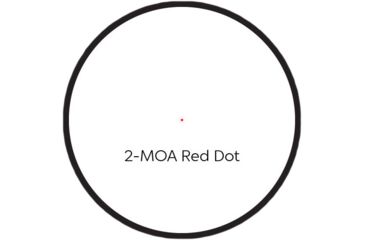 Image of Truglo Red-dot 25mm Tru-tec 2-moa Dot W/pic Mounts Black
