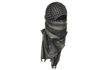 Image of 5Star Shemagh Desert Scarf Grey/Black 3741000
