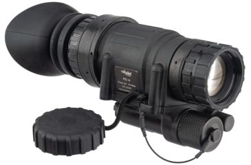 Image of TRYBE Optics PVS-14 Night Vision Monocular, GEN 3, White Phosphor, Pinnacle Tube, 64-72 lp/mm, Regular, Charcoal, TRYBEPVS14W