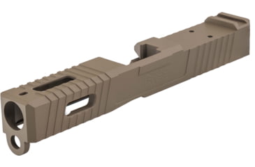 Image of TRYBE Defense Glock 19 Pistol Slide, Glock 19, Gen 3, Viper Cut, FDE Cerakote, SLDG19G3VPR-FDE