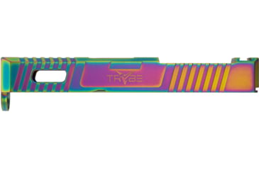 Image of TRYBE Defense Glock 26 9mm Pistol Slide, Glock 26, Gen 3/4, DeltaPoint Pro Cut, Version 1, Cerakote, Chameleon, SLDG26G34DP-CML