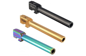 Image of TRYBE Defense Glock 34 Match Grade Non-Threaded Pistol Barrel, Black, Chameleon, Gold, Titanium