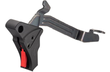 Image of TRYBE Defense Glock 43X Trigger, Black/Red, GLKTRG43X-BK/RD