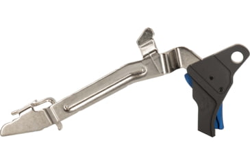 Image of TRYBE Defense Glock Gen 3/4 Trigger, Black/Blue, GLKTRGGEN3/4-BK/BL