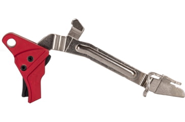 Image of TRYBE Defense Glock Gen 3/4 Trigger, Red/Black, GLKTRGGEN3/4-RD/BK
