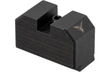 Image of TRYBE Defense High Glow Fiber Optic Night Sights for Glock 17/19/22/23/24/26/27/33/34/35/37/38/39/42/43 &amp; SIG P320/P365, Suppressor, Black, FOSG-SUP