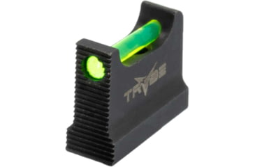 Image of TRYBE Defense High Glow Fiber Optic Night Sights for Glock 17/19/22/23/24/26/27/33/34/35/37/38/39/42/43 &amp; SIG P320/P365, Suppressor, Black, FOSG-SUP