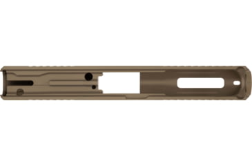 Image of TRYBE Defense Pistol Slide, Glock 17, Gen 4, DeltaPoint Pro Cut, Version 1, FDE Cerakote, SLDG17G4DP-FDE