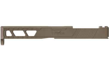 Image of TRYBE Defense Pistol Slide, Glock 17, Gen 5, Viper Cut, Version 2, FDE Cerakote, No Base Plate Included, SLDG17G5VPRV2-FDE