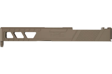 Image of TRYBE Defense Pistol Slide, Glock 19, Gen 3, DeltaPoint Pro Cut, Version 2, FDE Cerakote, No Base Plate Included, SLDG19G3DPV2-FDE