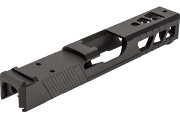 Image of TRYBE Defense Pistol Slide, Glock 19, Gen 3, Venom Cut, Version 2, Black Cerakote, No Base Plate Included, SLDG19G3VNMV2-BN