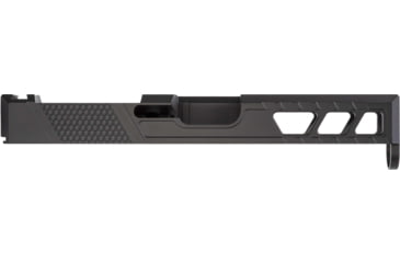 Image of TRYBE Defense Pistol Slide, Glock 19, Gen 4, Venom Cut, Version 2, Black Cerakote, No Base Plate Included, SLDG19G4VNMV2-BN
