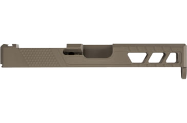 Image of TRYBE Defense Pistol Slide, Glock 19, Gen 4, Viper Cut, Version 2, FDE Cerakote, No Base Plate Included, SLDG19G4VPRV2-FDE
