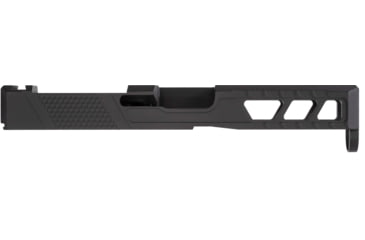 Image of TRYBE Defense Pistol Slide, Glock 19, Gen 5, DeltaPoint Pro Cut, Version 2, Black Cerakote, No Base Plate Included, SLDG19G5DPV2-BN