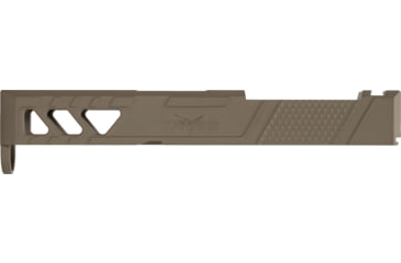 Image of TRYBE Defense Pistol Slide, Glock 26, Gen 3/4, Venom Cut, Version 2, FDE Cerakote, No Base Plate Included, SLDG26G34VNMV2-FDE