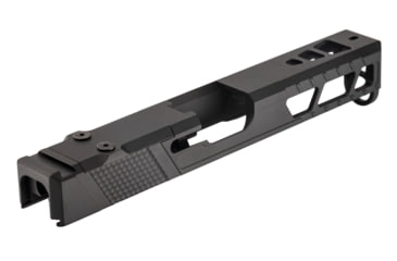 Image of TRYBE Defense Pistol Slide, Glock 17, Gen 4, Venom Cut, Version 2, Black Cerakote, SLDG17G4VNMV2-BN