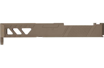 Image of TRYBE Defense Pistol Slide, Glock 26, Gen 3/4, DeltaPoint Pro Cut, Version 2, FDE Cerakote, SLDG26G34DPV2-FDE