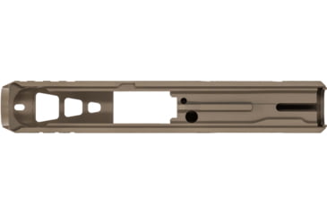 Image of TRYBE Defense Pistol Slide, Glock 26, Gen 3/4, DeltaPoint Pro Cut, Version 2, FDE Cerakote, SLDG26G34DPV2-FDE