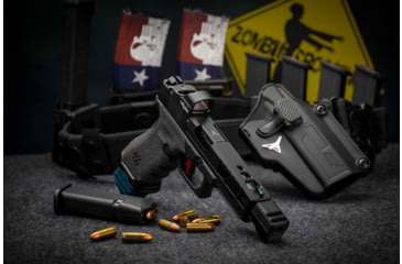 Image of TRYBE Optics 1x24-17mm Mini Advanced Ruggedized Optic Red Dot Sight, Black, MINIRS