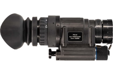 Image of TRYBE Optics PVS-14 1x Night Vision Monocular, Gen 3, White Phosphor, Min 1600 FOM, 64-81 lp/mm, High Performance, Black, TRYBEPVS14WHR