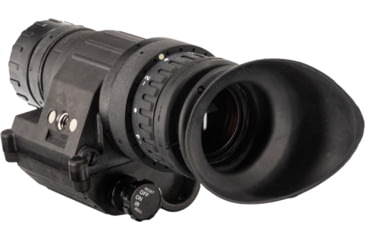 Image of TRYBE Optics PVS-14 1x Night Vision Monocular, Gen 3, White Phosphor, Min 1600 FOM, 64-81 lp/mm, High Performance, Black, TRYBEPVS14WHR