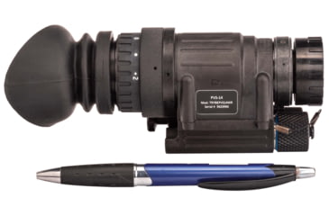 Image of TRYBE Optics PVS-14 Night Vision Monocular, GEN 3, White Phosphor, Min 1600 FOM, 64-72 lp/mm, Regular, Black, TRYBEPVS14WR