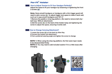 Image of TRYBE Tactical Universal Holster w/ Drop Leg Platform, Black, TRT-UH-DLP-BL