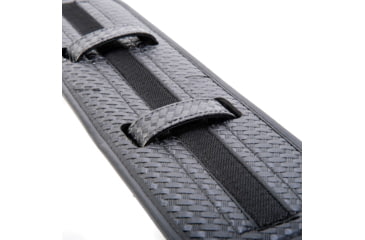 Image of TUFF Products Double Layered Tri-Laminate Back Support, 2 Extended Black Basketweave Keepers, All Duty Belts 7973-BWA