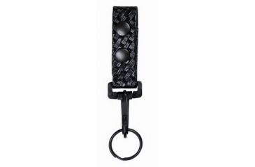 Image of TUFF Products Key Strap/Belt Keeper w/ Double Snap, Black Basketweave, O/S 7120-BWB