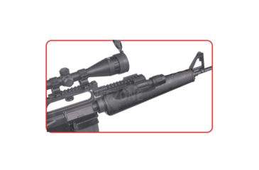 Image of Tuff Zone AR-15/M4/M16 Carry Handle Gooseneck Mount, Lower &amp; Upper Rail, TZ-MR22