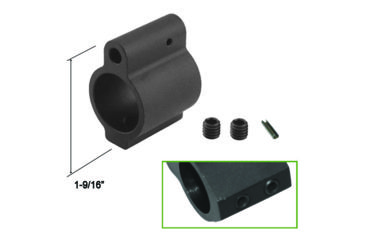 Image of Tuff Zone Low Profile Gas Block, Set Screw Style, TZ-MGBS2