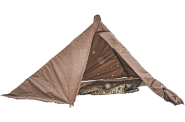Image of Two Vets Tripods Inc Tripod Tipi Tent, Coyote Brown, TRIPODTIPI-CO