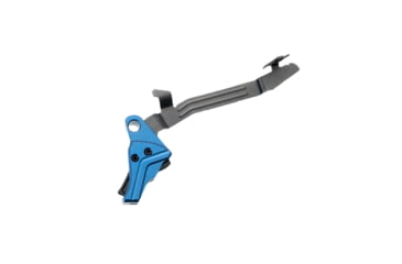 Image of Tyrant CNC I.T.T.S. Pistol Trigger w/ Bar, Glock 43/43x/48, Flat, 3.5lb, Blue/Black, TD-G43TRIG-BLUE-BLK-BAR