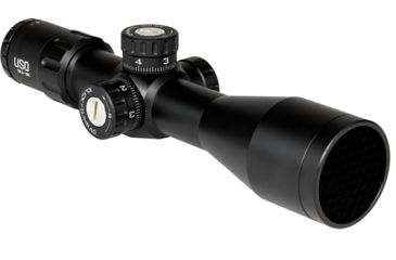 Image of U.S. Optics TS-12X Rifle Scope, 3-12x52mm, 30mm Tube, FFP, MHR Non-Lit Reticle, 1/10 MIL Elevation/ Windage Adjustment, Black, Small, TS-12X MHR