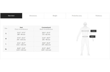 Image of UARM CAT Covert Armored T-Shirt, Type IIA Threat Level, Black, S, CATSB-SACATS2A