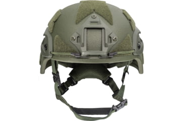 Image of UARM MICH Helmet Low Cut over EarsNIJ IIIA with BOA, OD Green, Large, MICH-LC-NI-SHRD-BOA-RAIL-OD