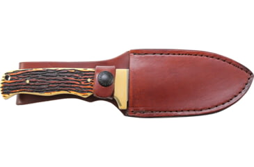 Image of Uncle Henry 185UH Elk Next Gen Fixed Gut Hook Blade Knife, 4.3in, 7Cr17Mov Stainless Steel Blade, Staglon Handle, 1116410