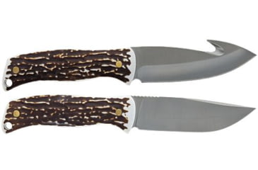 Image of Uncle Henry 2 Piece Fixed Blade Knife Combo, Stainless Steel, Bone Staglon Handle, 1259496