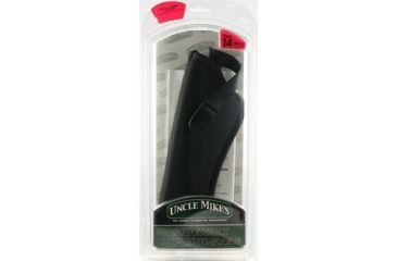 Image of Uncle Mike's Cordura Hip Holster, Black, Right Hand - 6 7/8inch barrel .22 autos - 81141