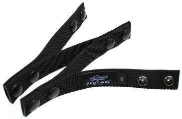 Image of Uncle Mike's Law Enforcement Sentinel Black Nylon Web Duty Belt Keepers Set 89080