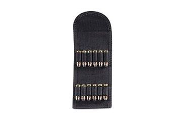 Image of Uncle Mike's Black Folding Hangun Cartridge Carrier