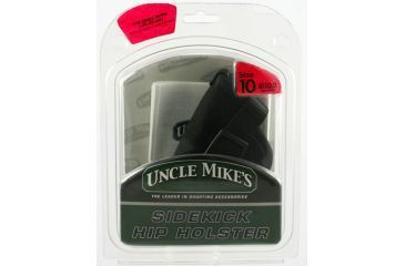 Image of Uncle Mike's Small autos .22-.25 cal. Black Hip Holster, Cordura nylon, Left Hand, 81102
