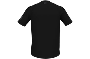 Image of Under Armour Freedom Tech Short Sleeve T-Shirt - Mens, Black / Pitch Gray, Large, 1369468001LG