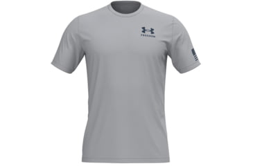 Image of Under Armour New Freedom Flag Camo T-Shirt - Mens, Halo Gray, Extra Large, 1370816014XL